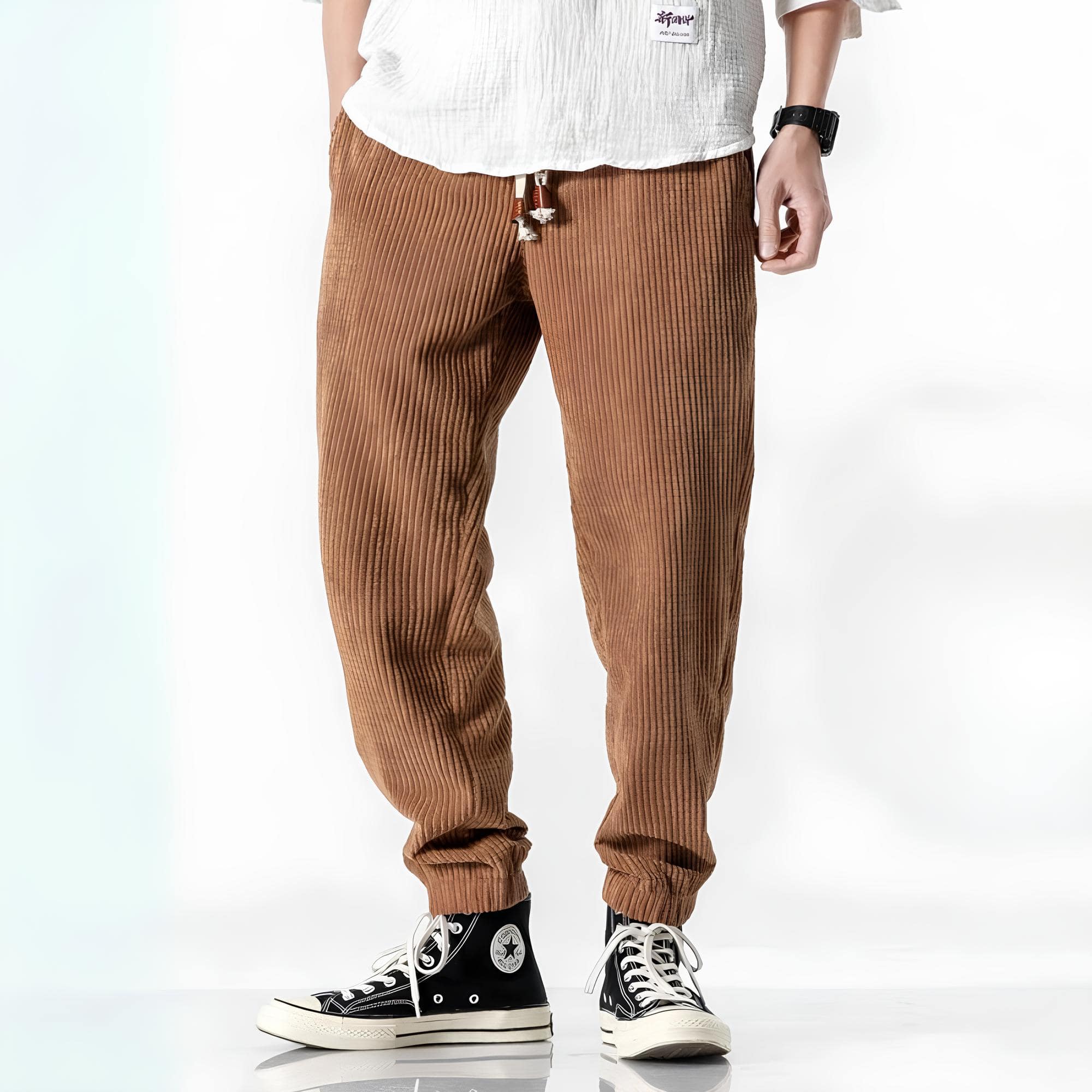 VALERIA LAURENT | Pantalón Jogger de Pana Oversize