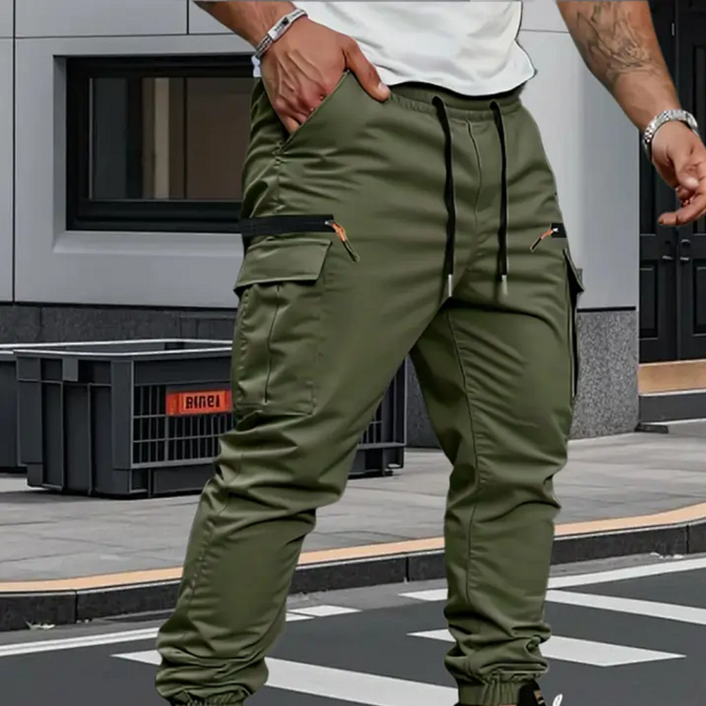 VALERIA LAURENT | Pantalón Cargo Vanguard Elástico