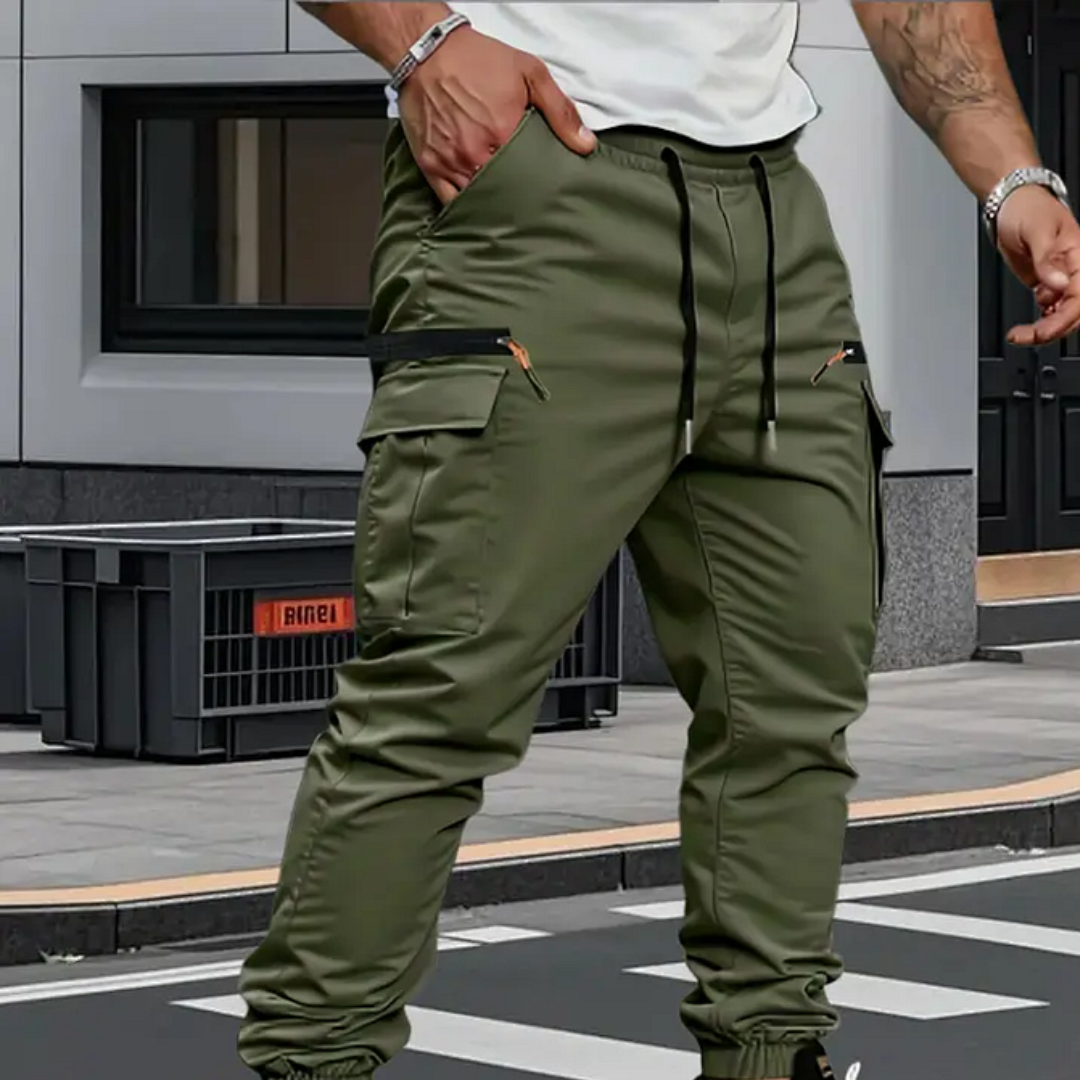 VALERIA LAURENT | Pantalón Cargo Vanguard Elástico
