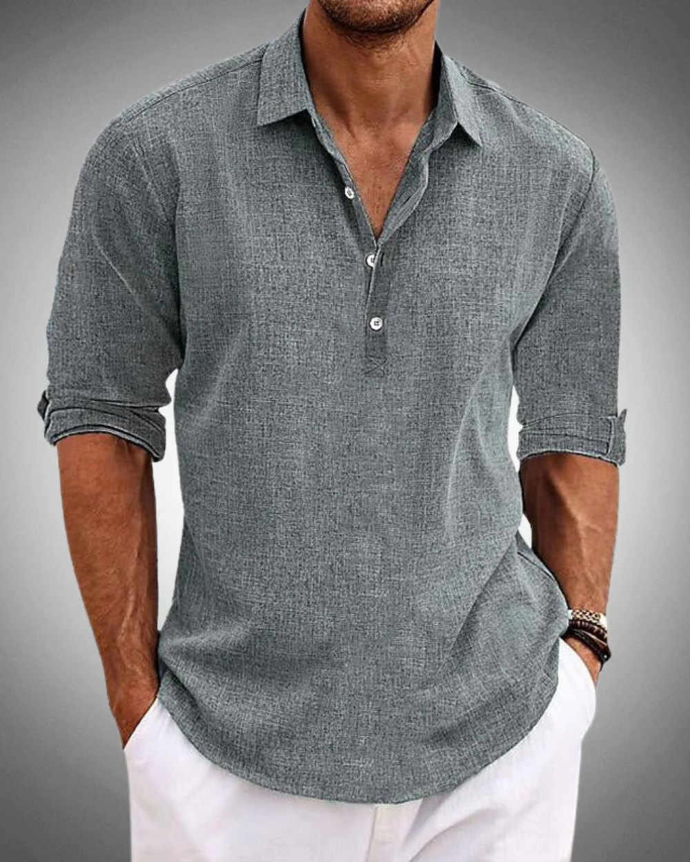 VALERIA LAURENT | Camisa Sabbio Classic de algodón
