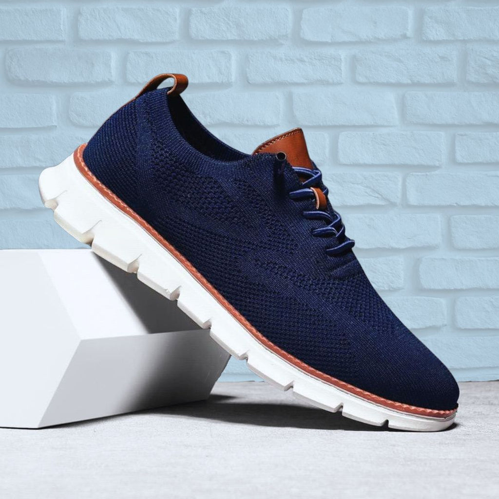 VALERIA LAURENT | Zapatos Transpirables Ultracomfort: Azul Marino