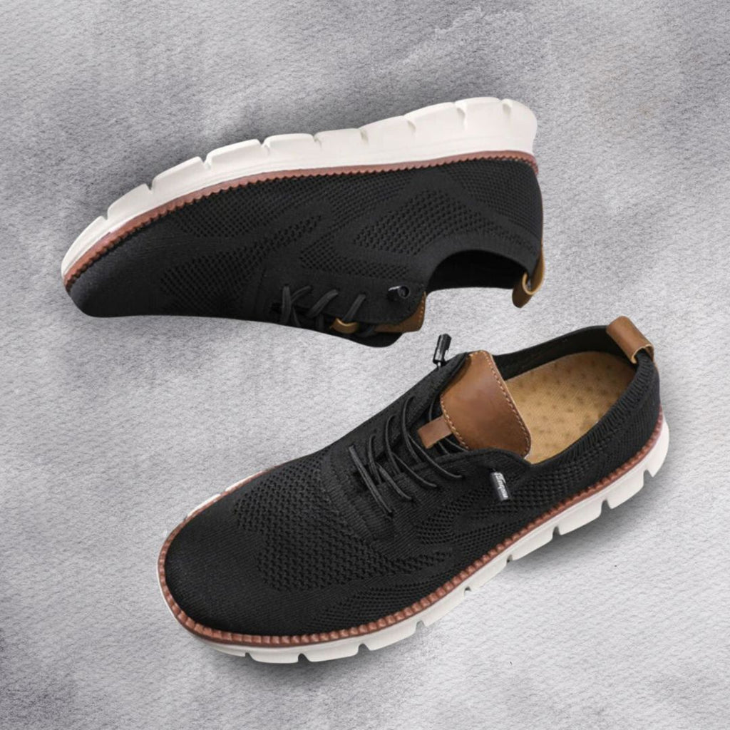 VALERIA LAURENT | Zapatos Transpirables Ultracomfort: Negro-Blanco