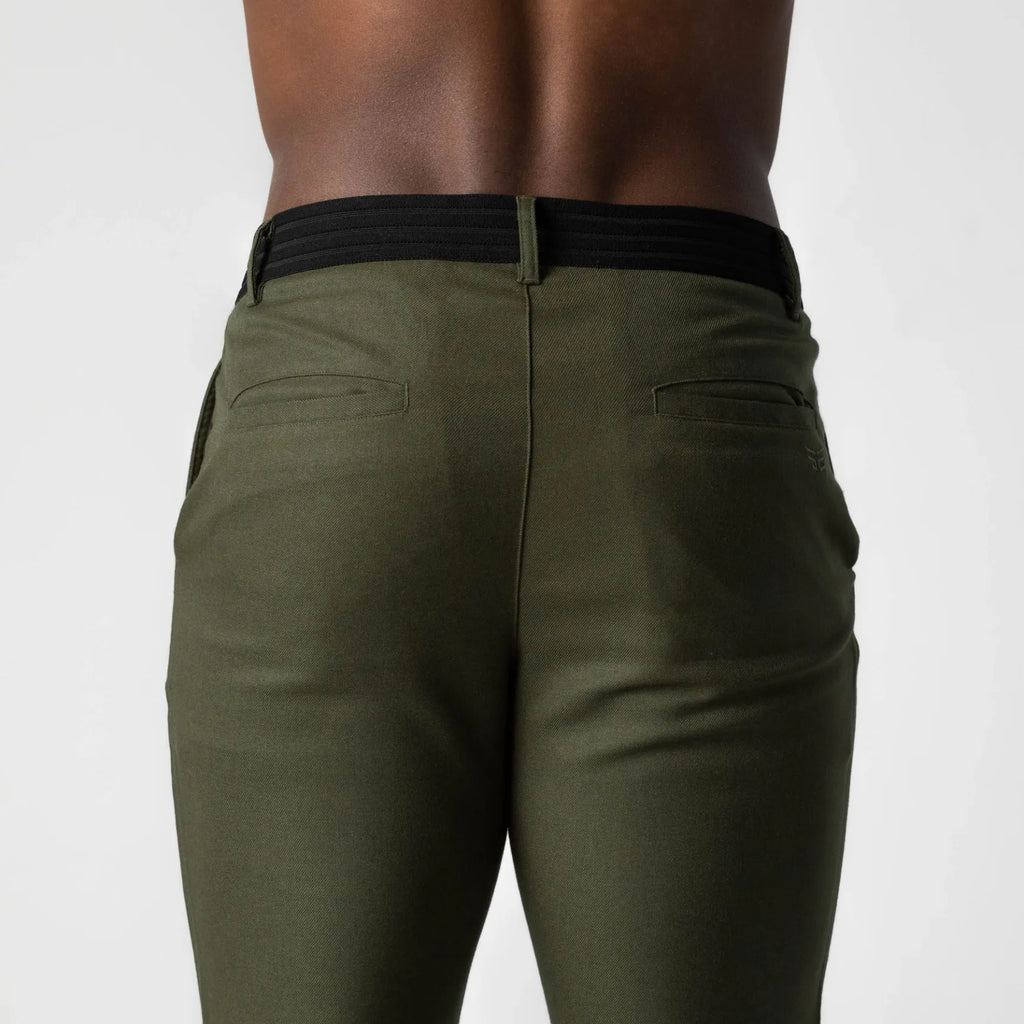 VALERIA LAURENT | Chino Elástico Premium Verde