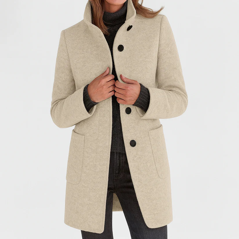 VALERIA LAURENT | Tessa - Chaqueta de Mujer con Cuello Alto