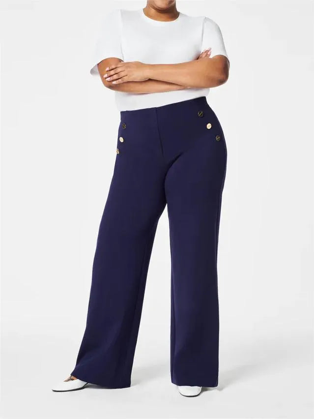 VALERIA LAURENT | Pantalones de pata ancha con control de abdomen
