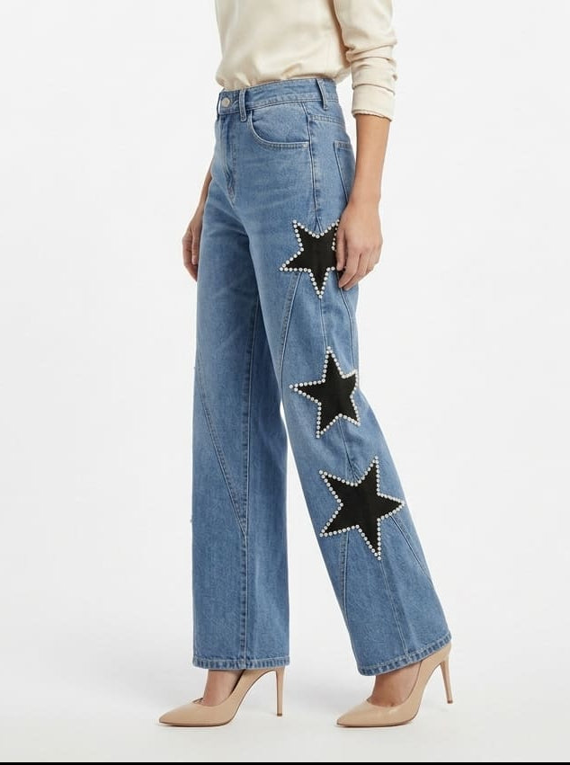VALERIA LAURENT | Melisa | Jeans Casual de estrellas