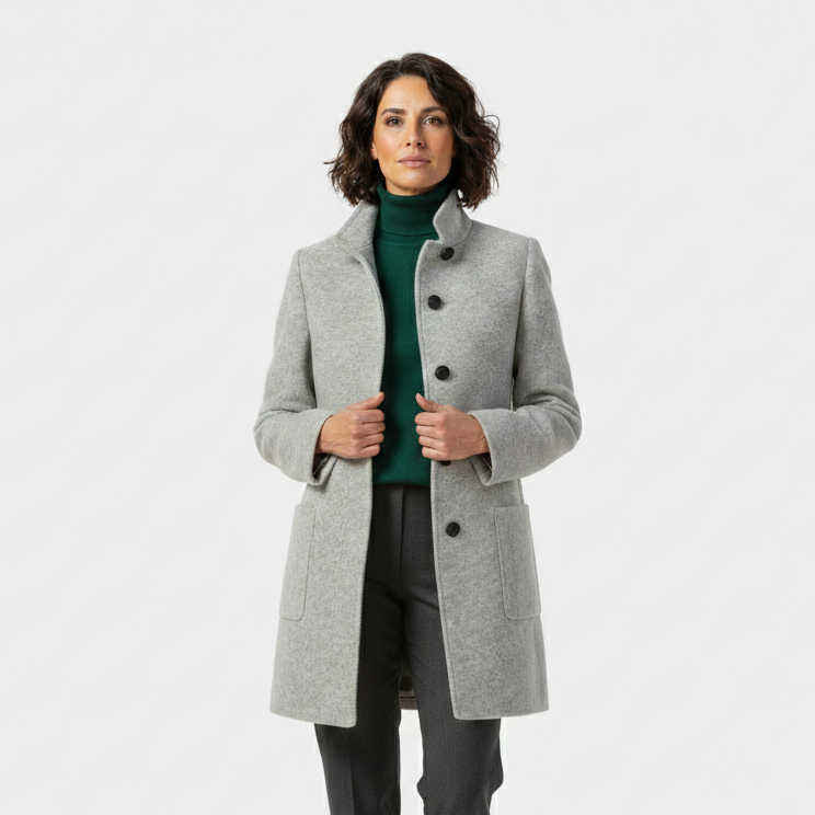 VALERIA LAURENT | Tessa - Chaqueta de Mujer con Cuello Alto