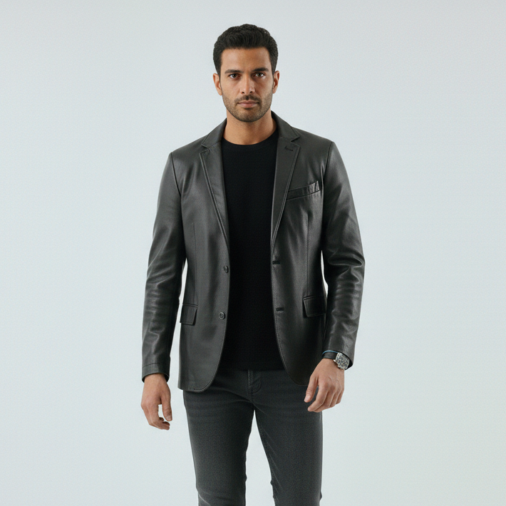VALERIA LAURENT | Chaqueta de cuero Premium