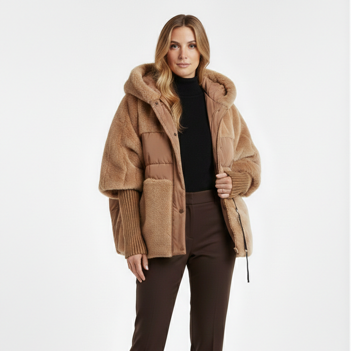 VALERIA LAURENT | LENA | Chaqueta de plumas elegante con capucha