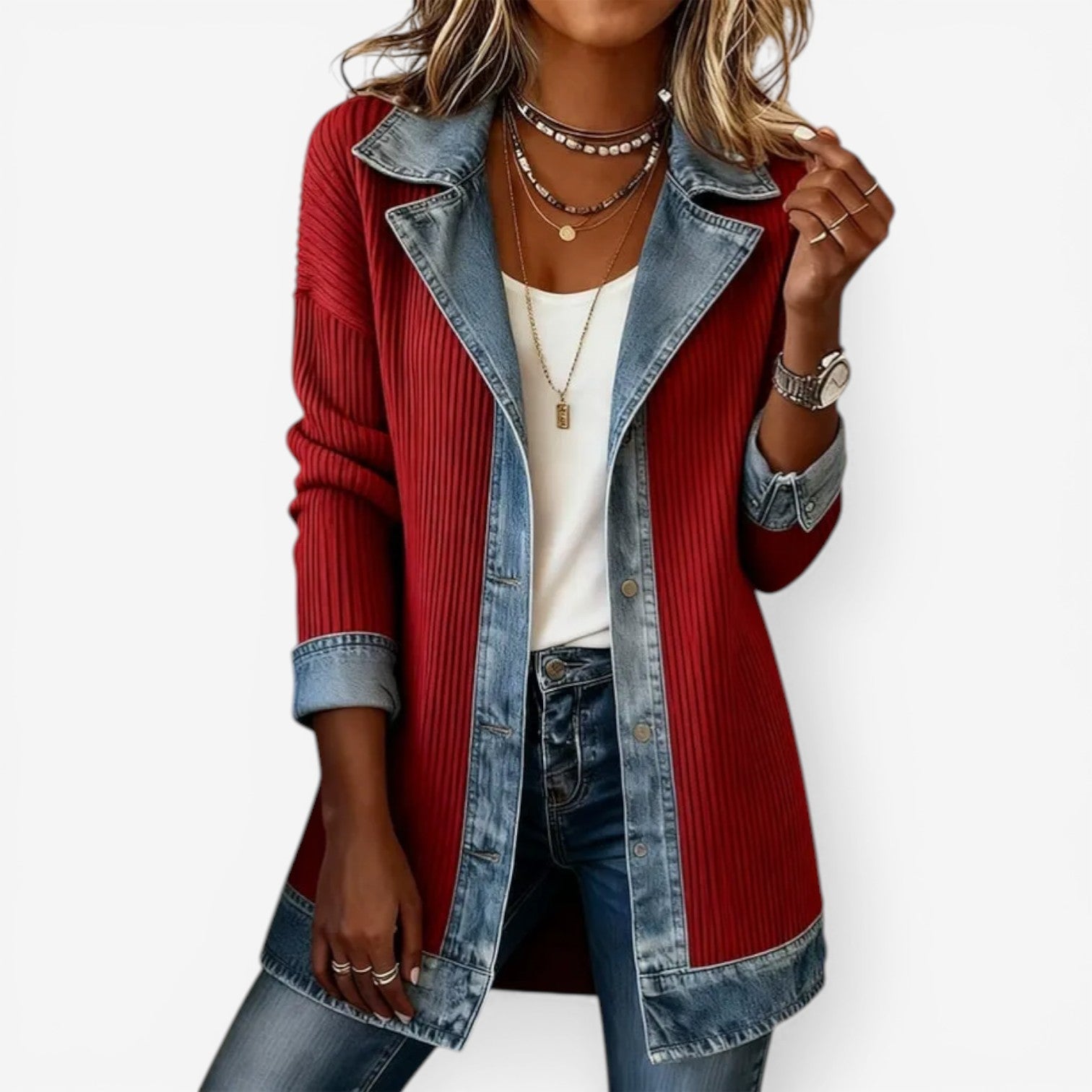 VALERIA LAURENT | Chaqueta Denim Chic