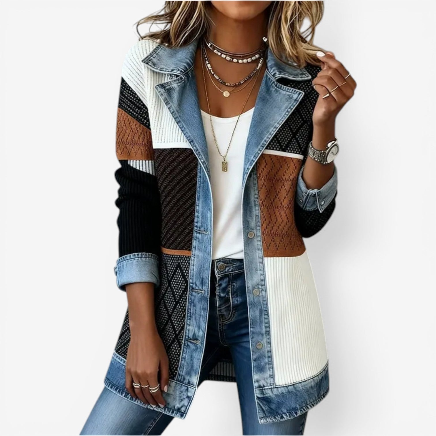VALERIA LAURENT | Chaqueta Denim Chic