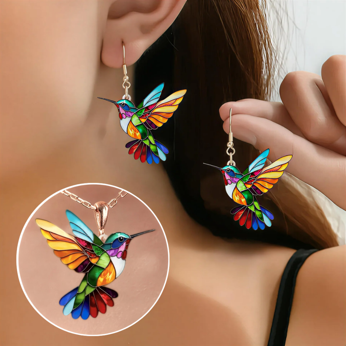 VALERIA LAURENT | MALIA™ | Collar y pendientes del Cielo