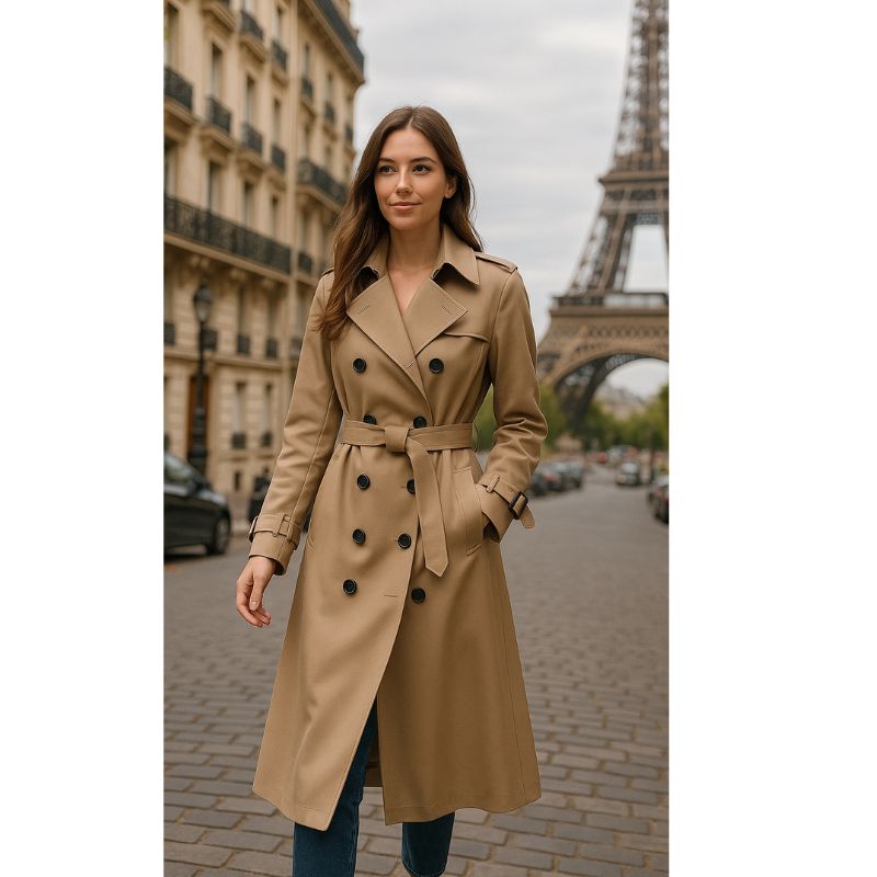 VALERIA LAURENT | Rose™ | Gabardina clásica