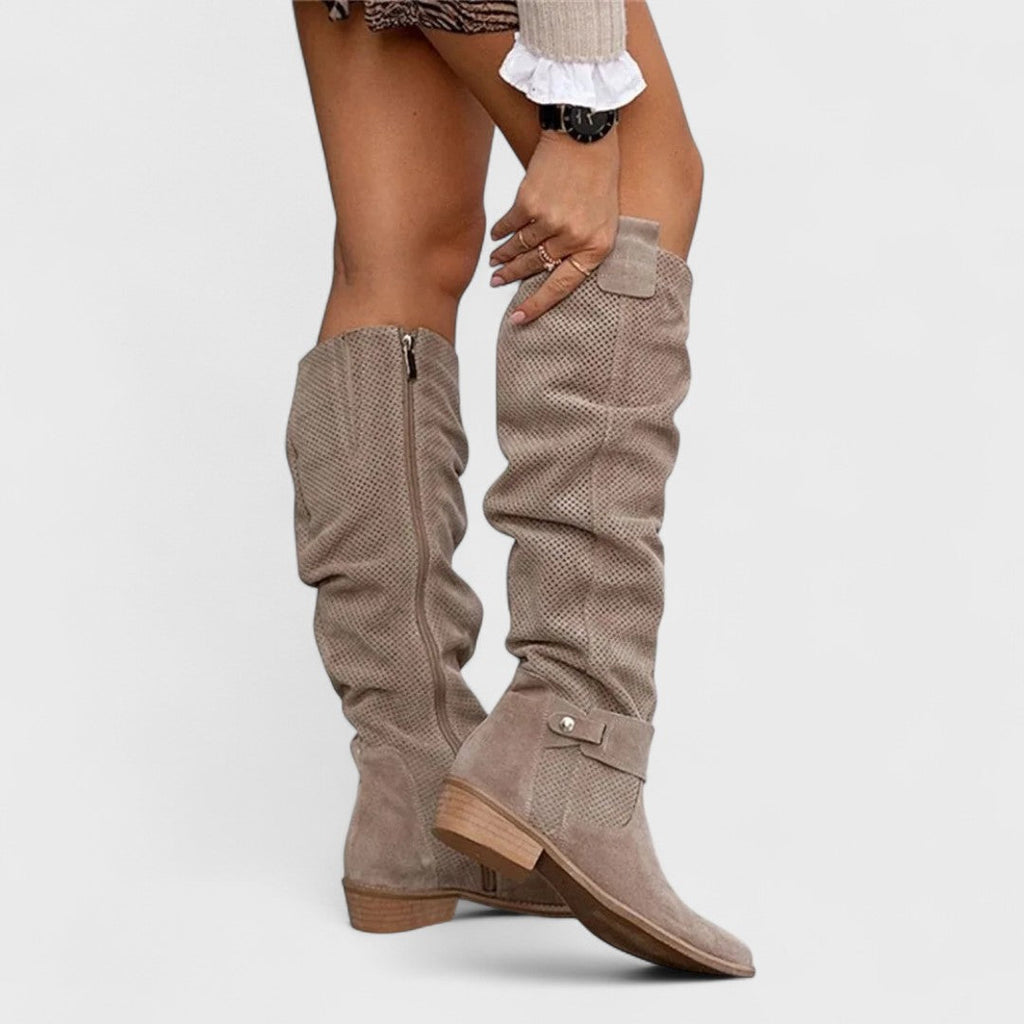VALERIA LAURENT | Sienna Luxe - Botas Hasta la Rodilla Chic
