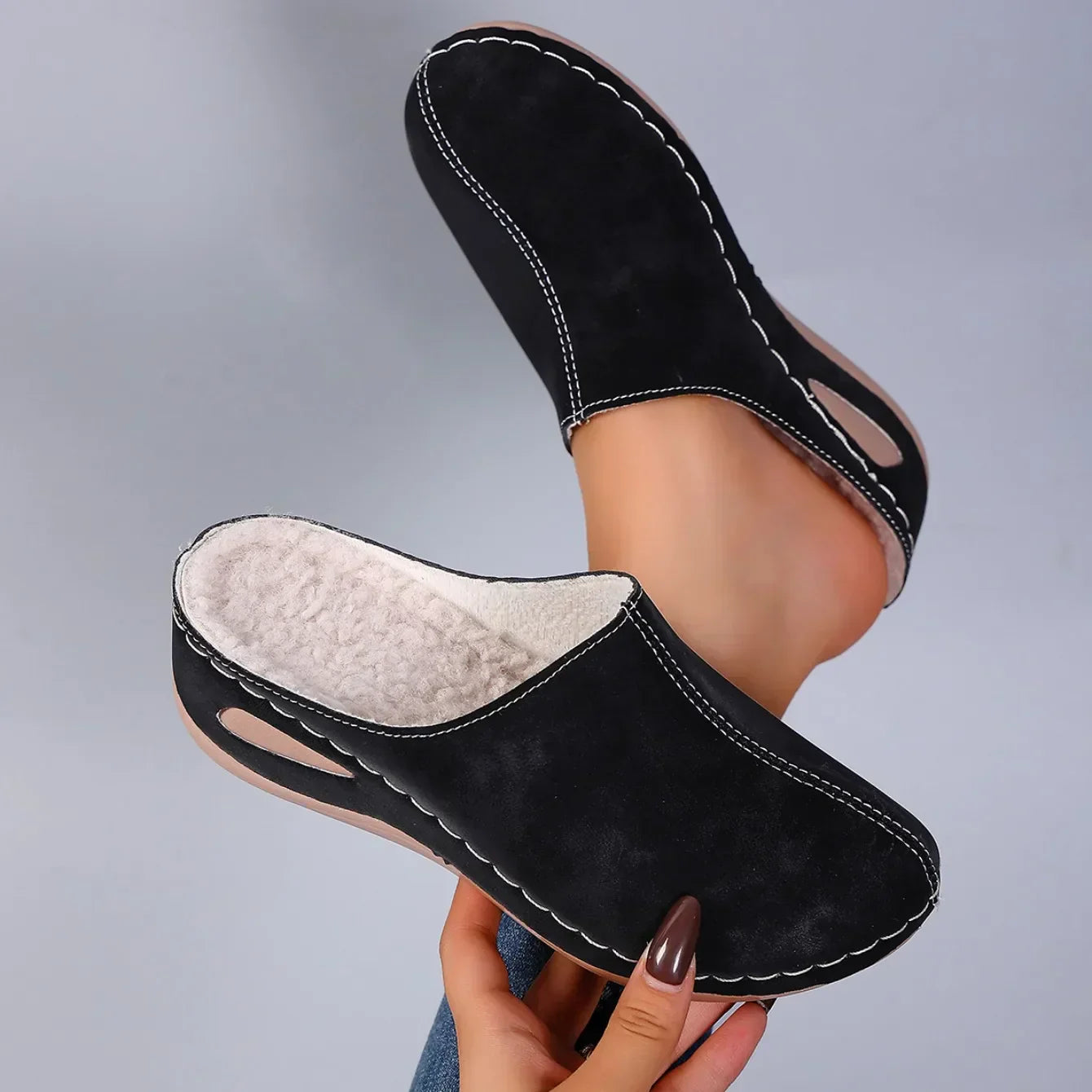 VALERIA LAURENT | Pantuflas Ortopédicas para Mujer – Comodidad Diaria y Diseño Atemporal
