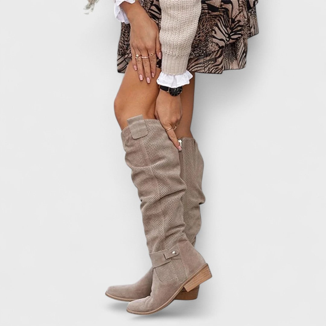 VALERIA LAURENT | Sienna Luxe - Botas Hasta la Rodilla Chic