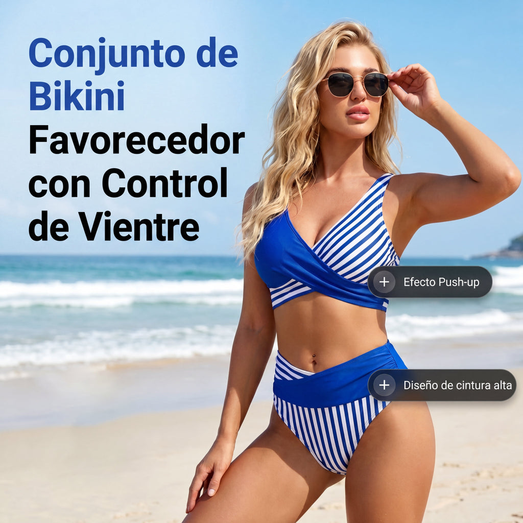 VALERIA LAURENT | Bikini de dos piezas con control de abdomen