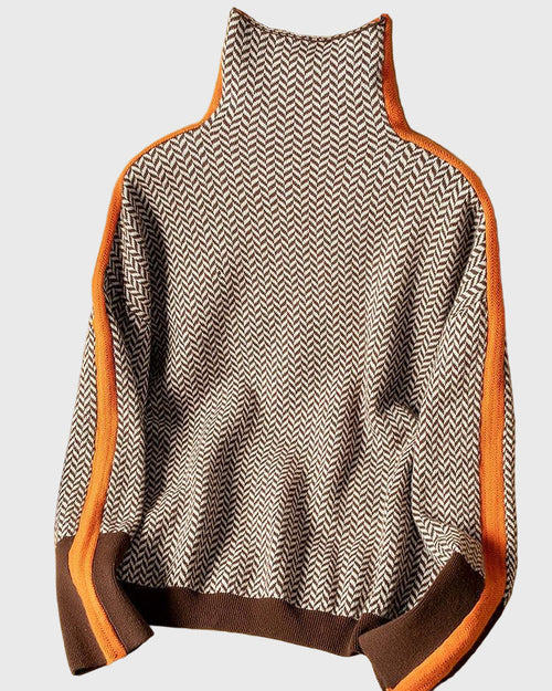 VALERIA LAURENT | AMAYA | Suéter de cuello alto de diseño