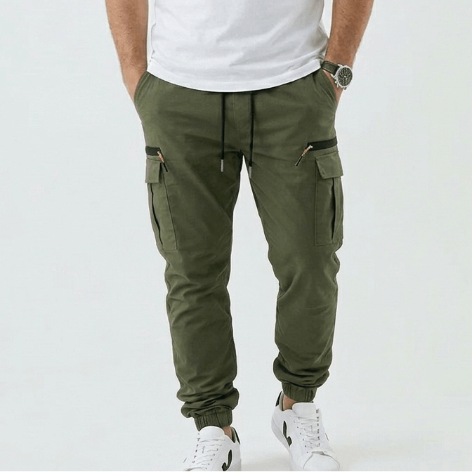 VALERIA LAURENT | Pantalón Cargo Vanguard Elástico