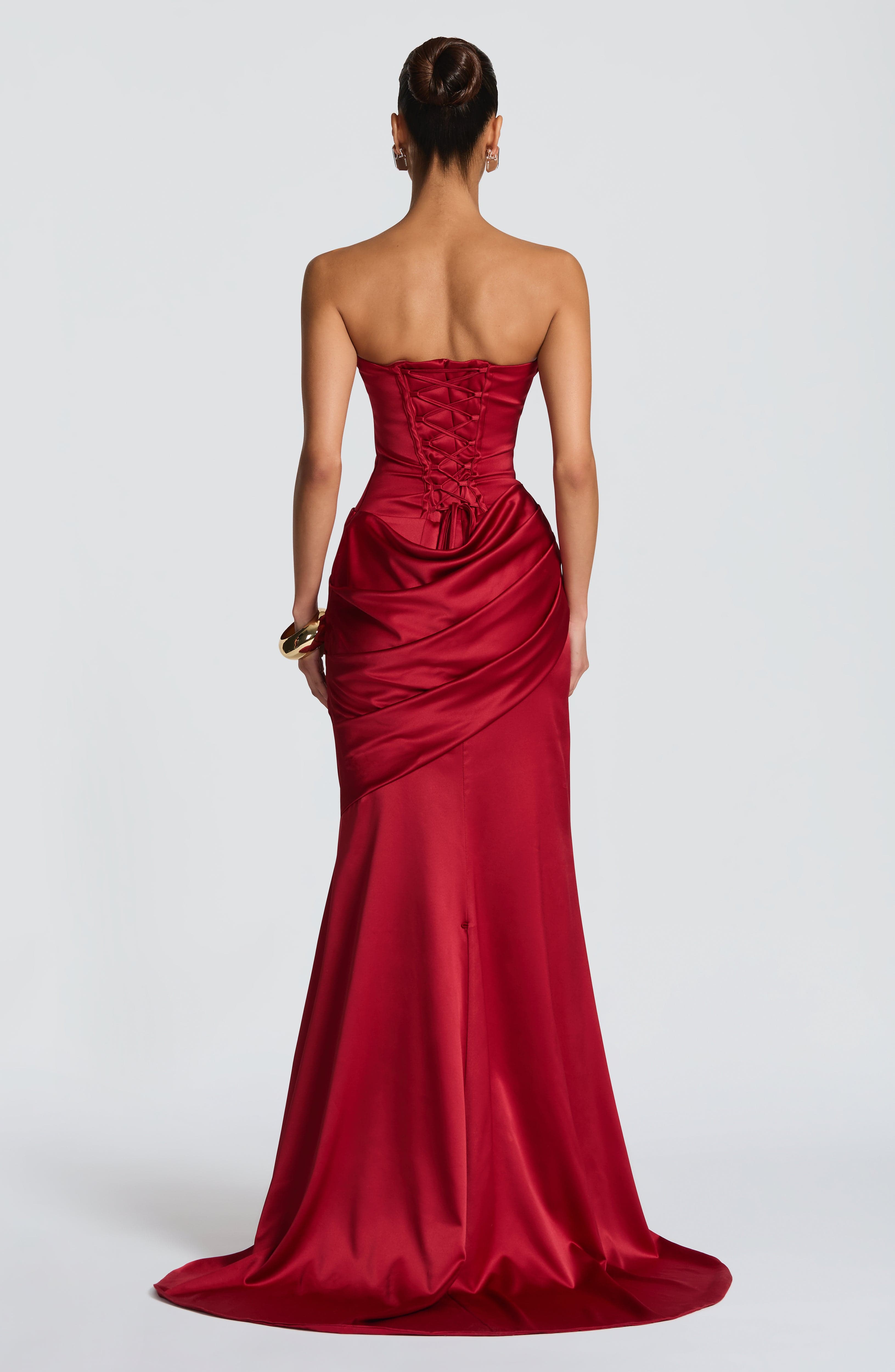 VALERIA LAURENT | Vestido Kensington - Rojo intenso