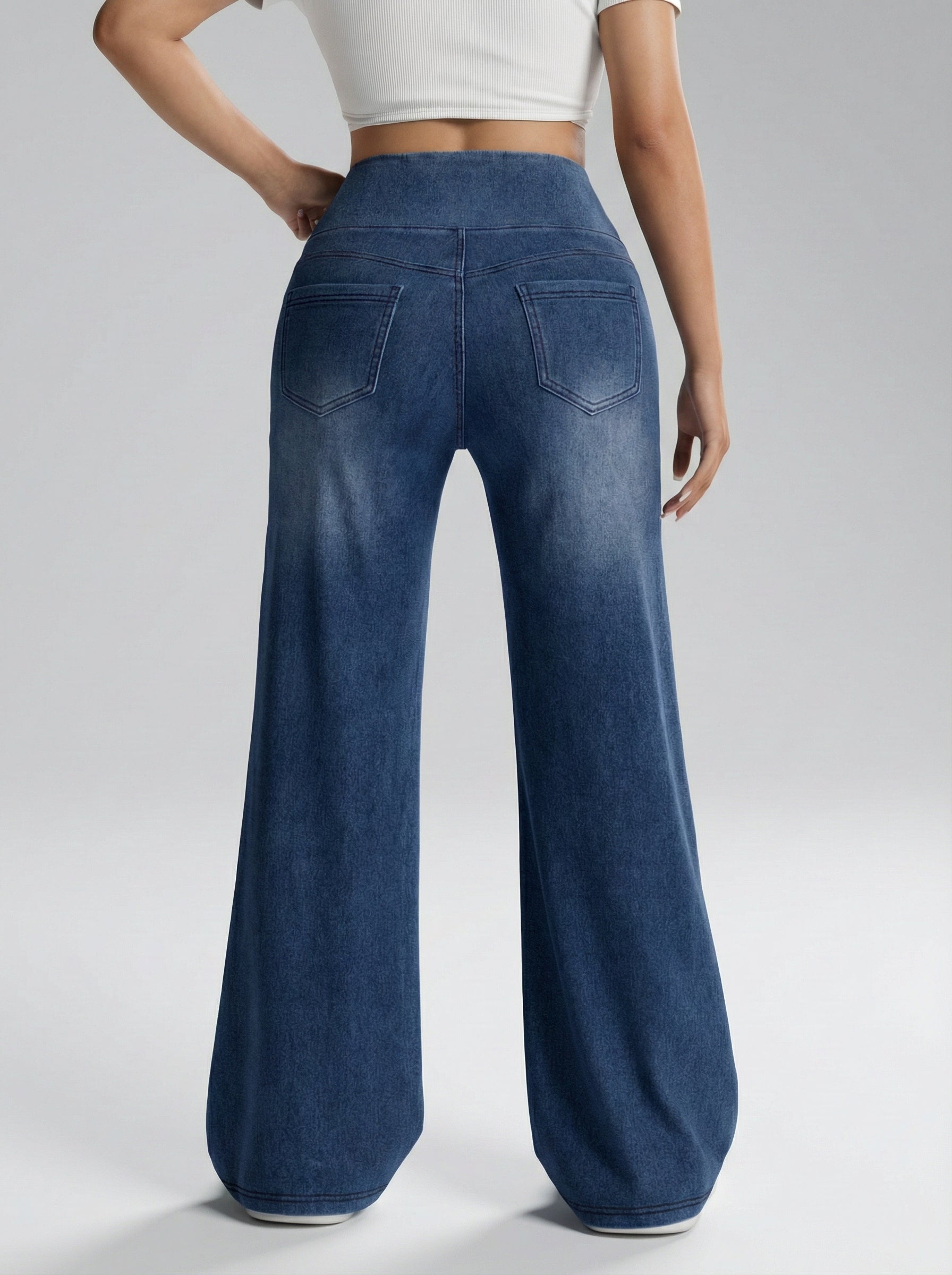 VALERIA LAURENT | Pantalones anchos con control de abdomen