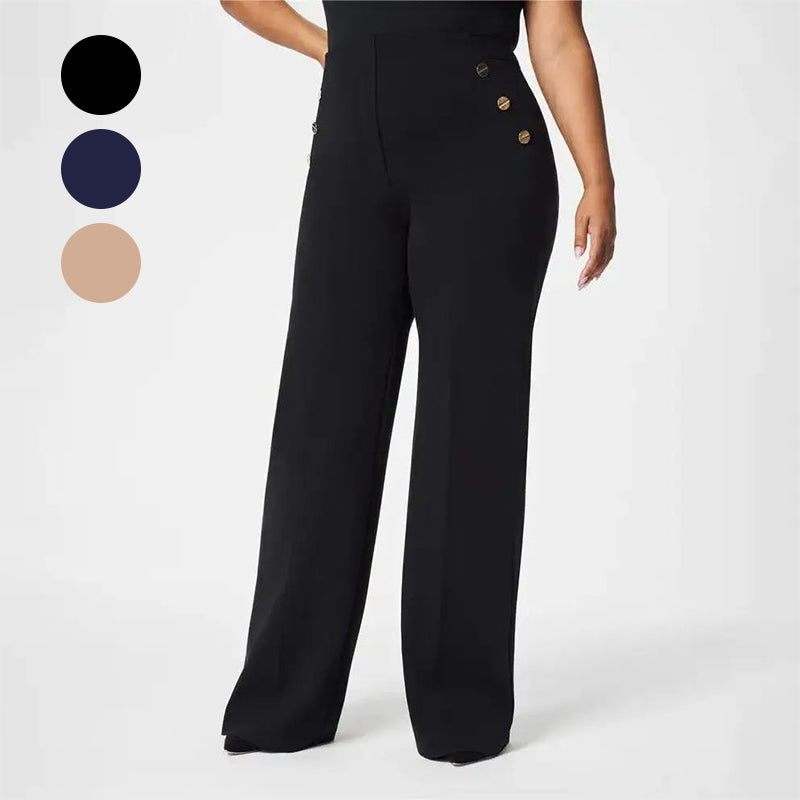 VALERIA LAURENT | Pantalones de pata ancha con control de abdomen