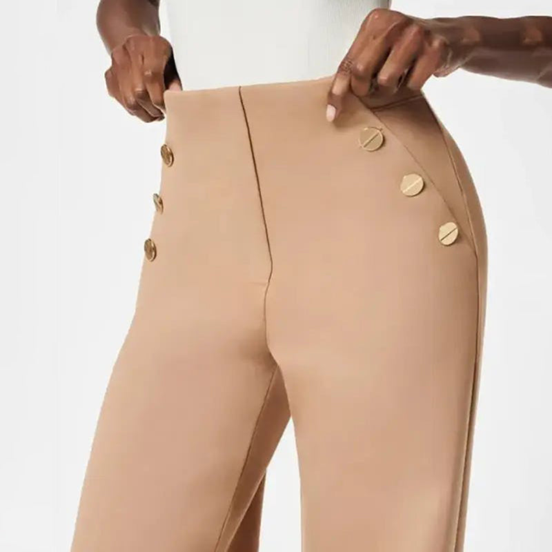 VALERIA LAURENT | Pantalones de pata ancha con control de abdomen