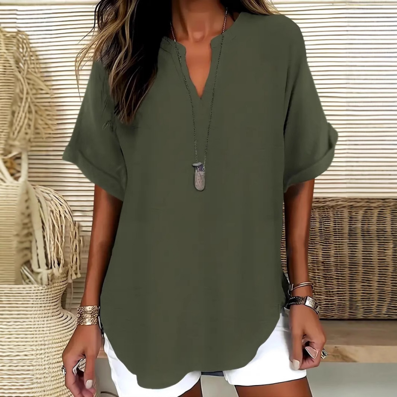 VALERIA LAURENT | Camiseta moderna de corte holgado